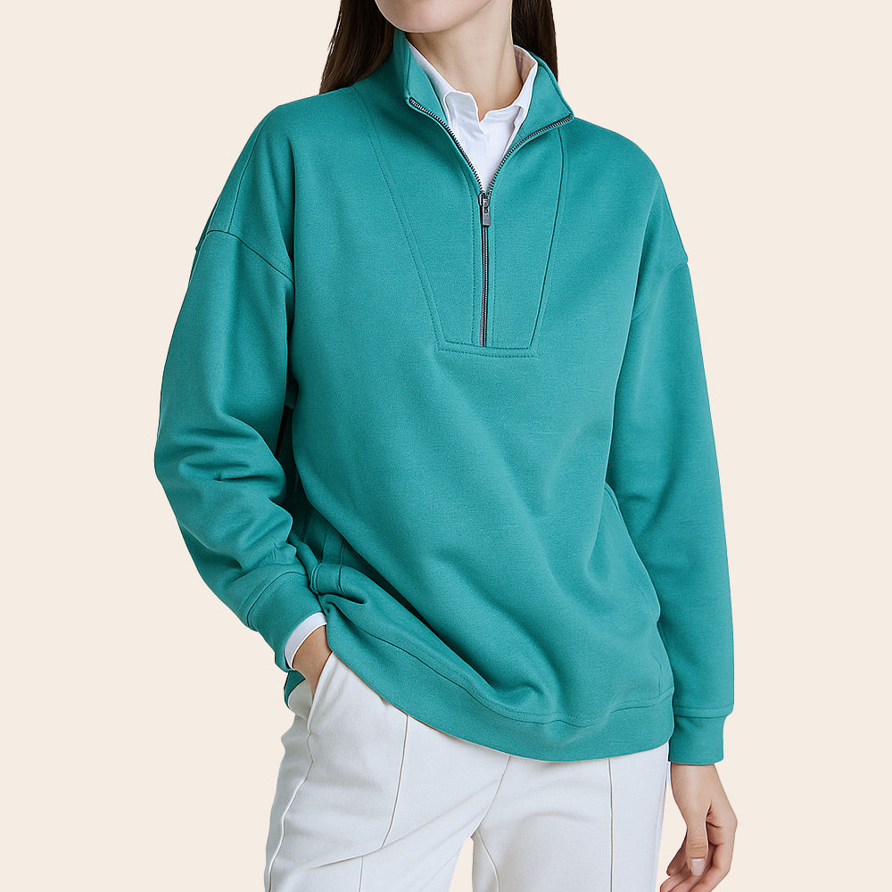 Women's Lyocot Longline Sweatshirt (JRCSS-7|U3467)