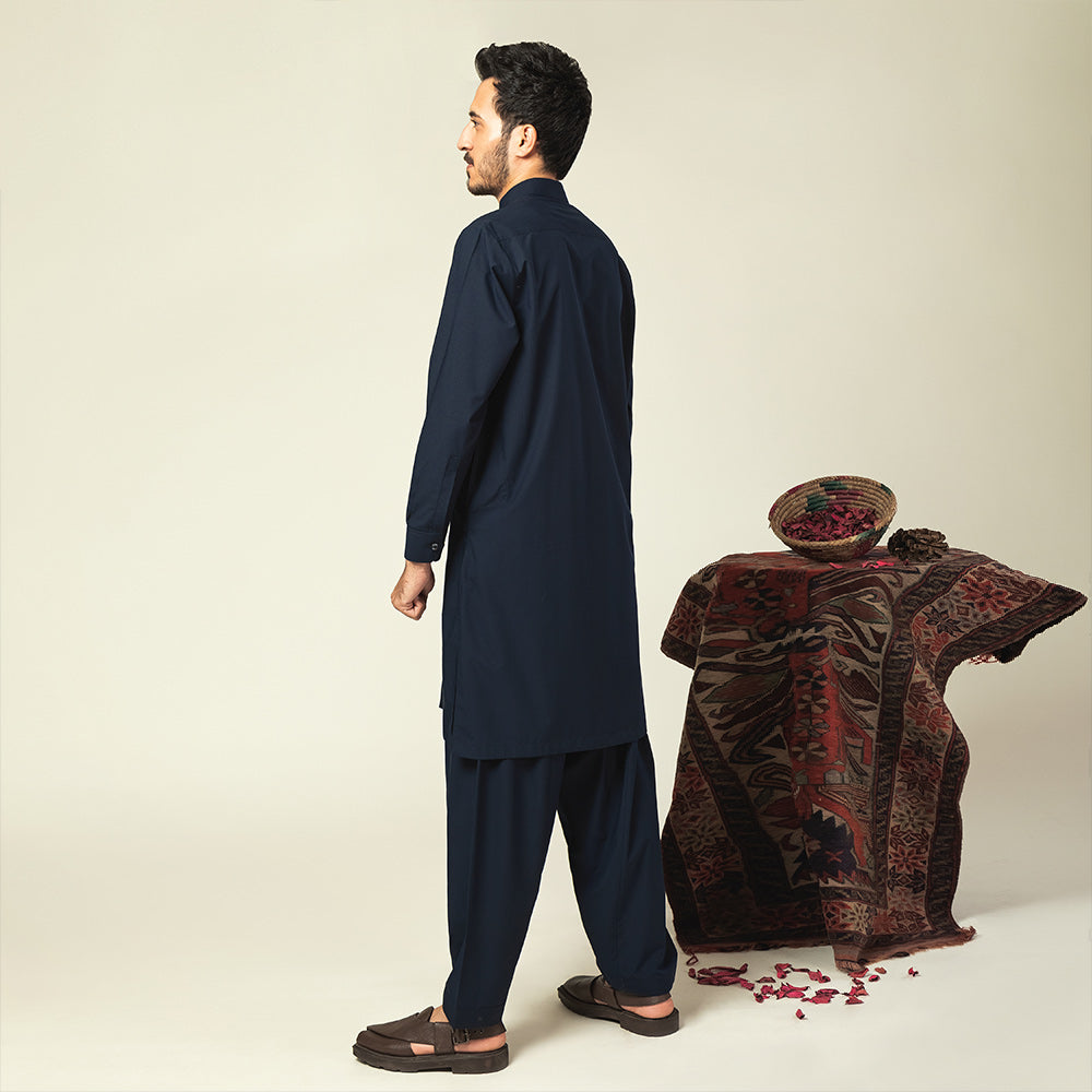 Men's Kameez Shalwar (RVLPSH-2|U3234/BND-CCF)