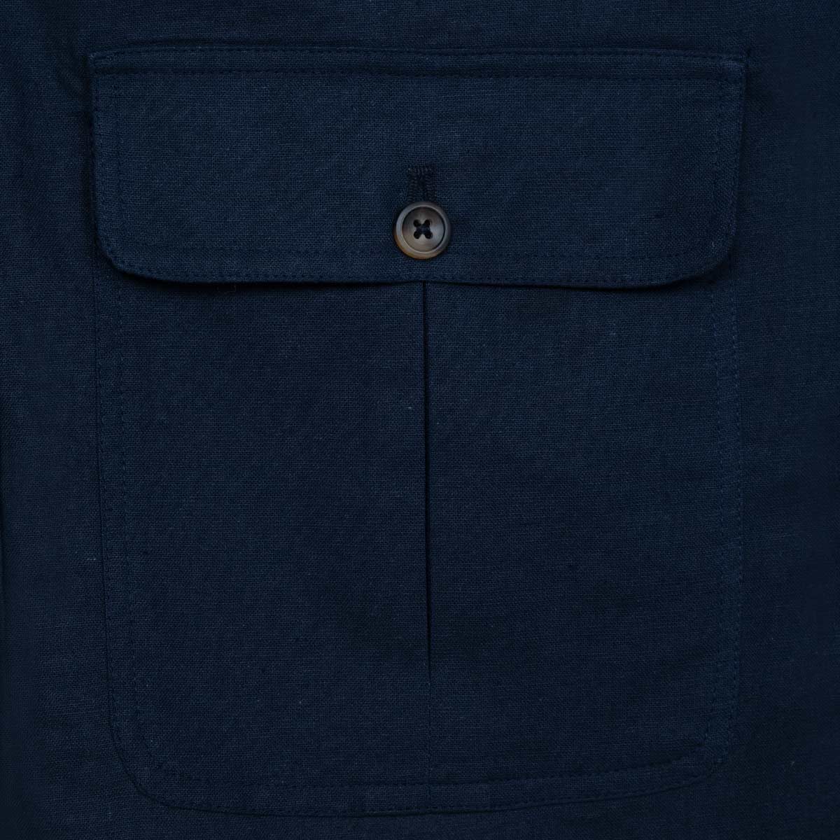 Men's Linen Blend Bush Coat (CLIN-12|FSL/REG)
