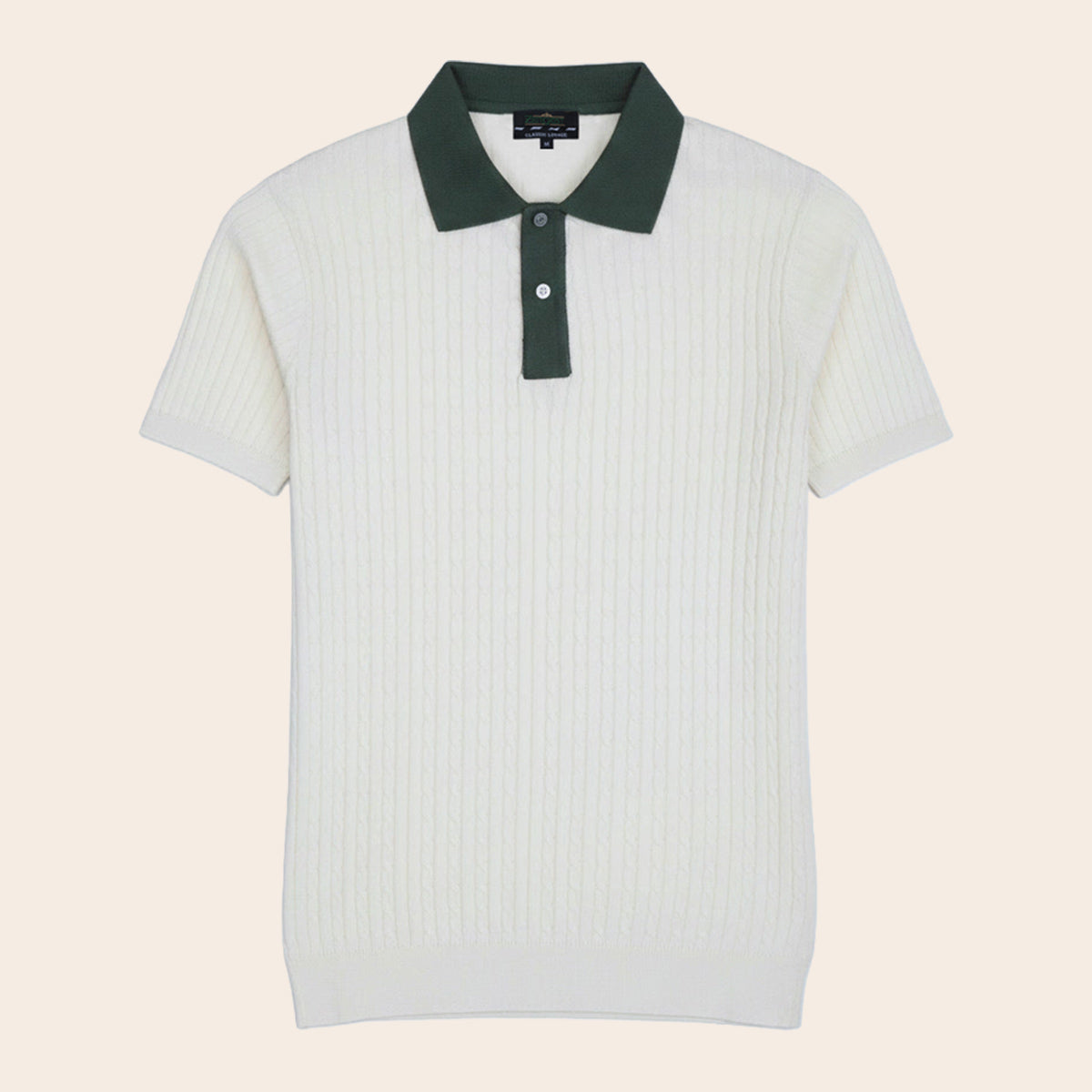 Men's Classic Lounge Polo Shirt (ECRU-26/2-CTSL-25|SKT/PLO)