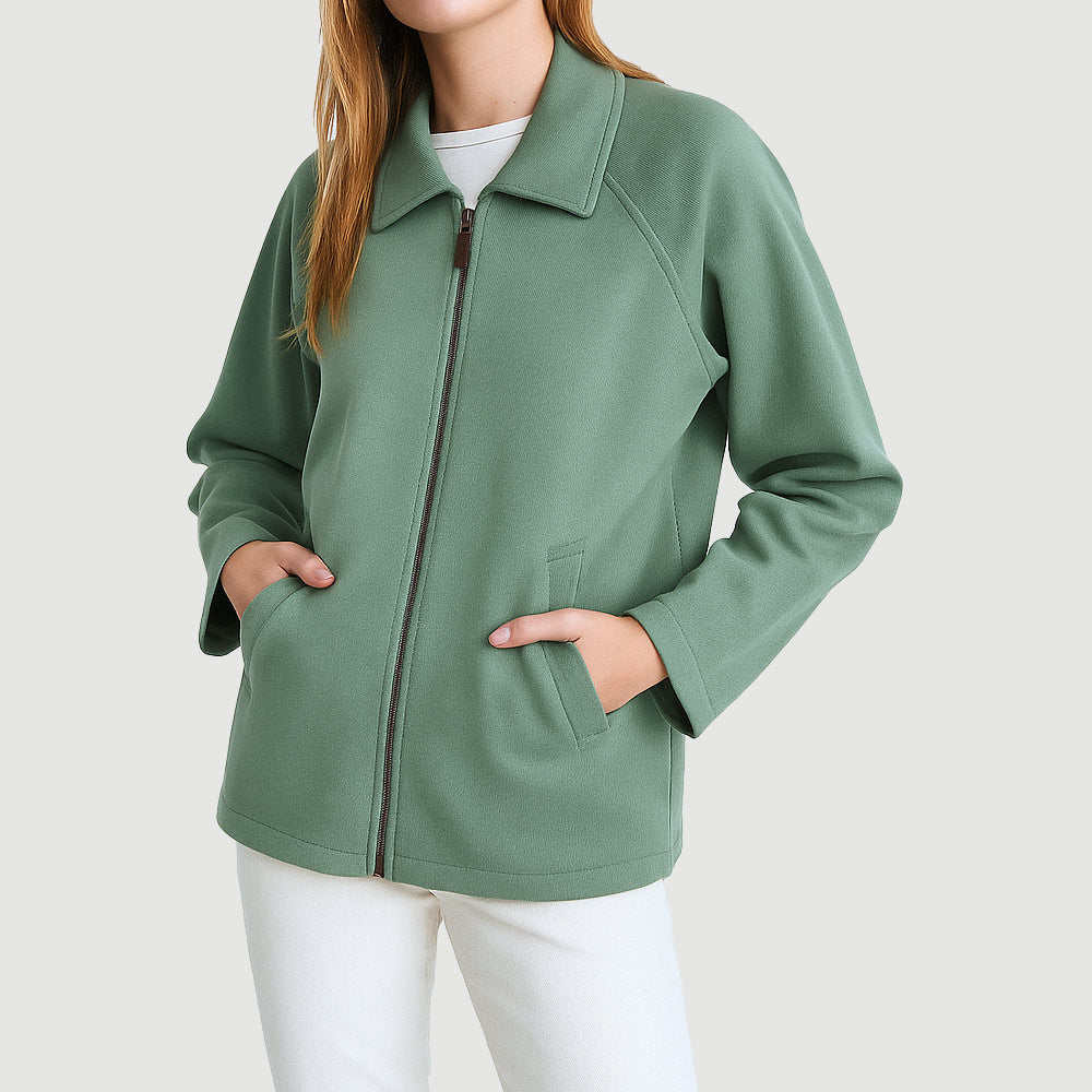 Women's Lyocot Zipper Jacket (JRCSS-2|1807)