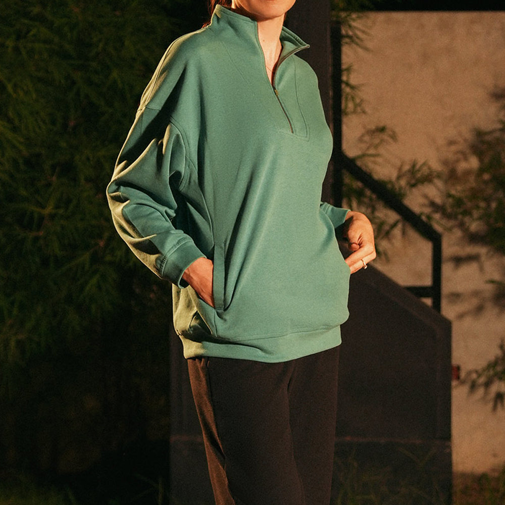 Women's Lyocot Longline Sweatshirt (JRCSS-7|U3467)