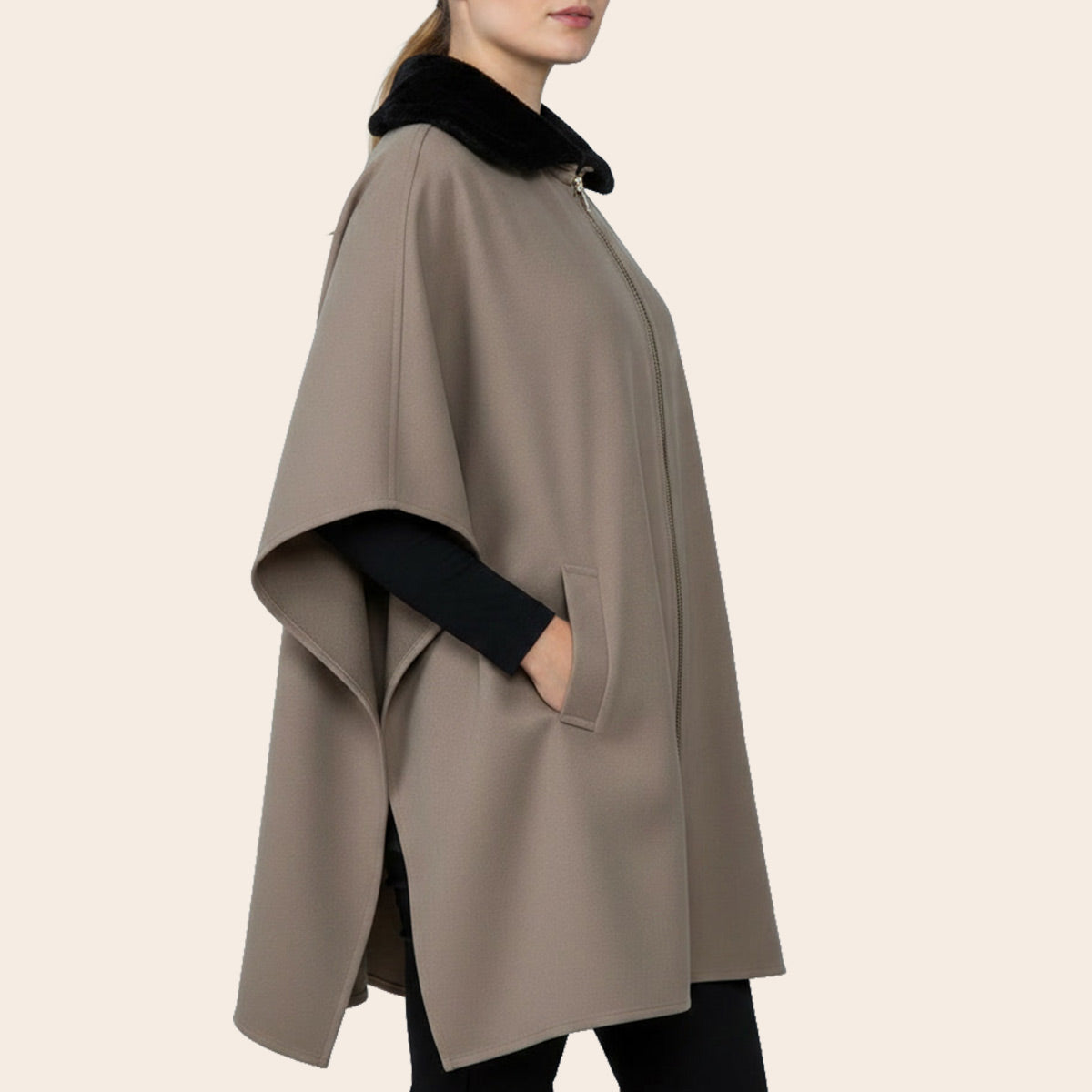 Women's Microfiber Cape (ORGKNT-4|1811)