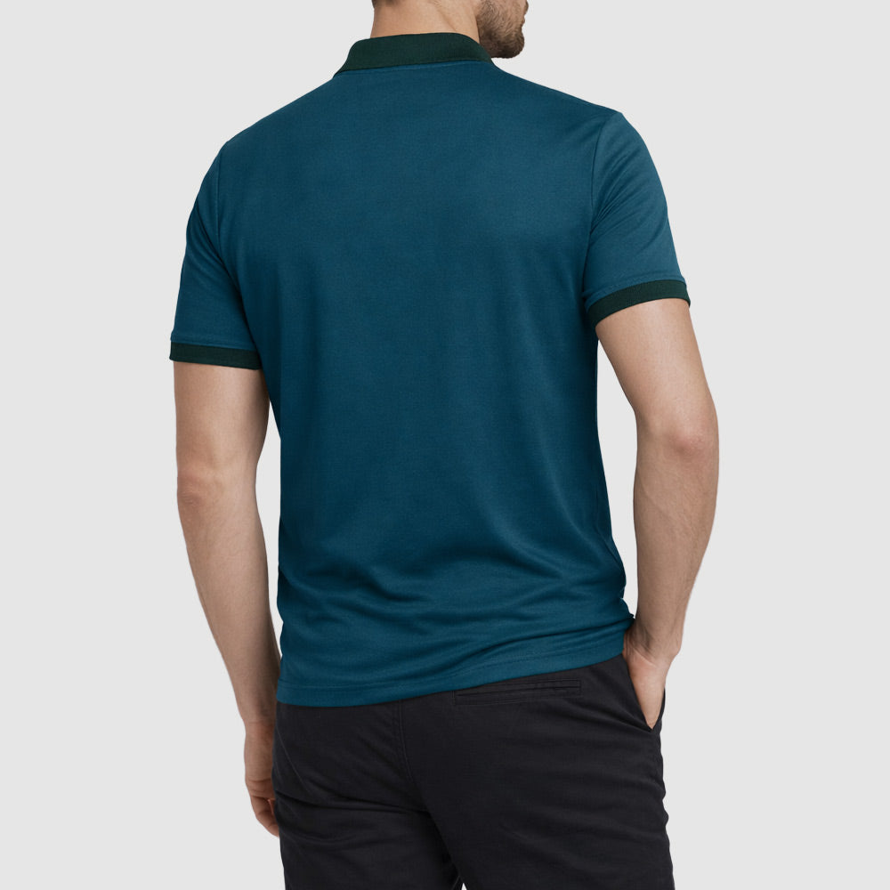 Men's Cotton Stretch Pique Golf Polo (PKPCG-10/9|PKT/HSQ)