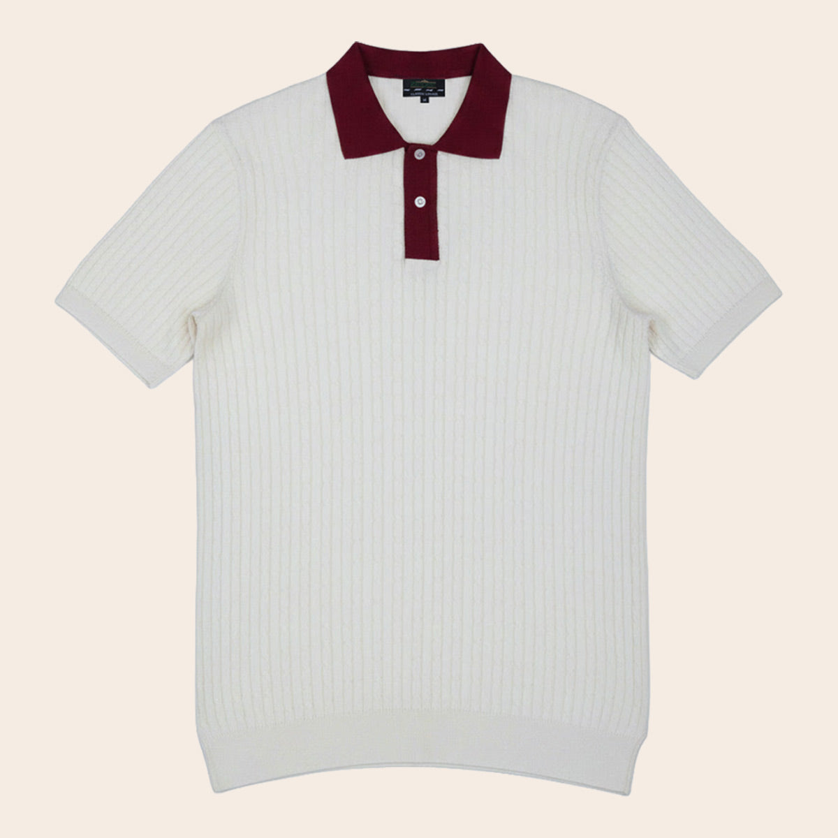 Men's Classic Lounge Polo Shirt (ECRU-26/2-OXF-3|SKT/PLO)