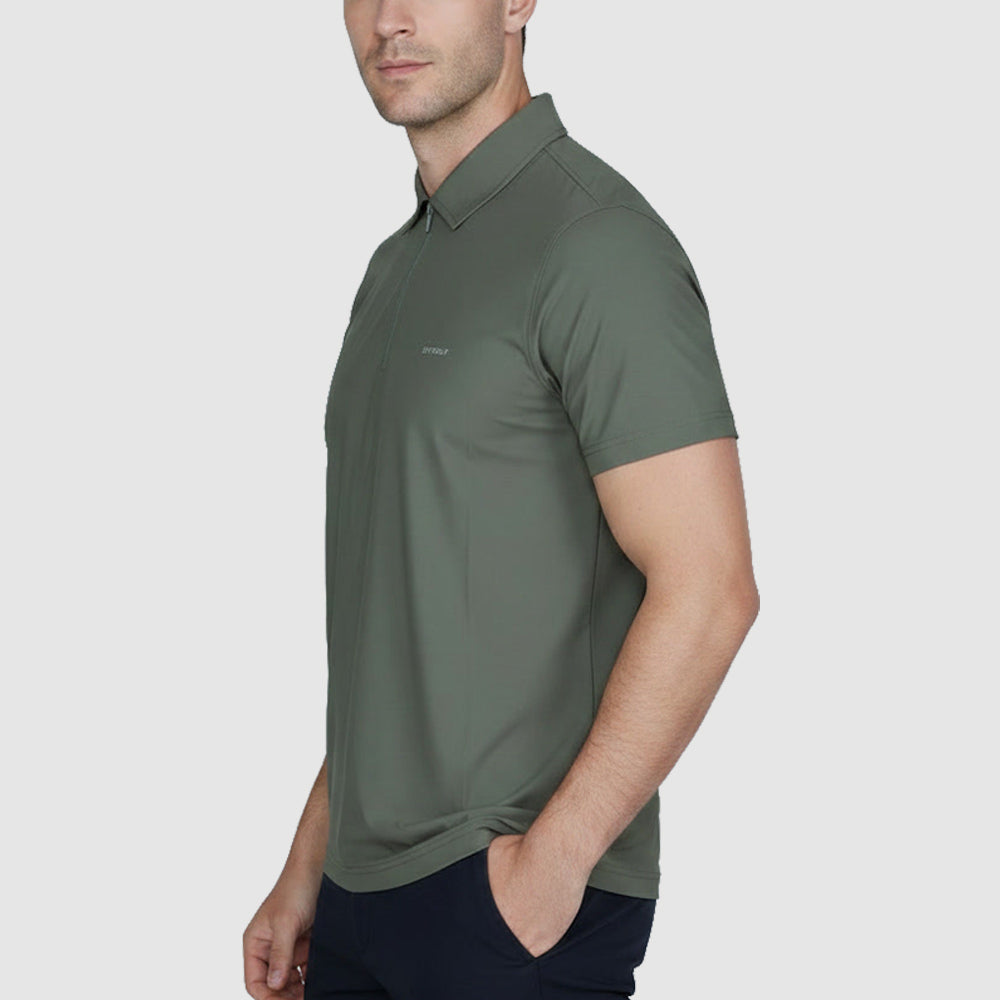 Aether Crisp Sporty Performance Polo (ATJRSC-5|PKT/HSQ)
