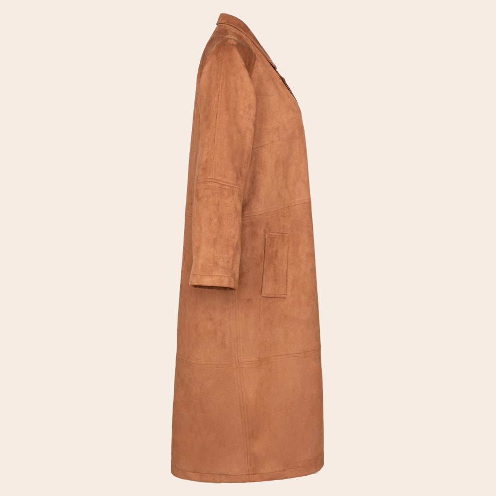 Women's Veloura Long Coat (ORGSUD-1|1815)