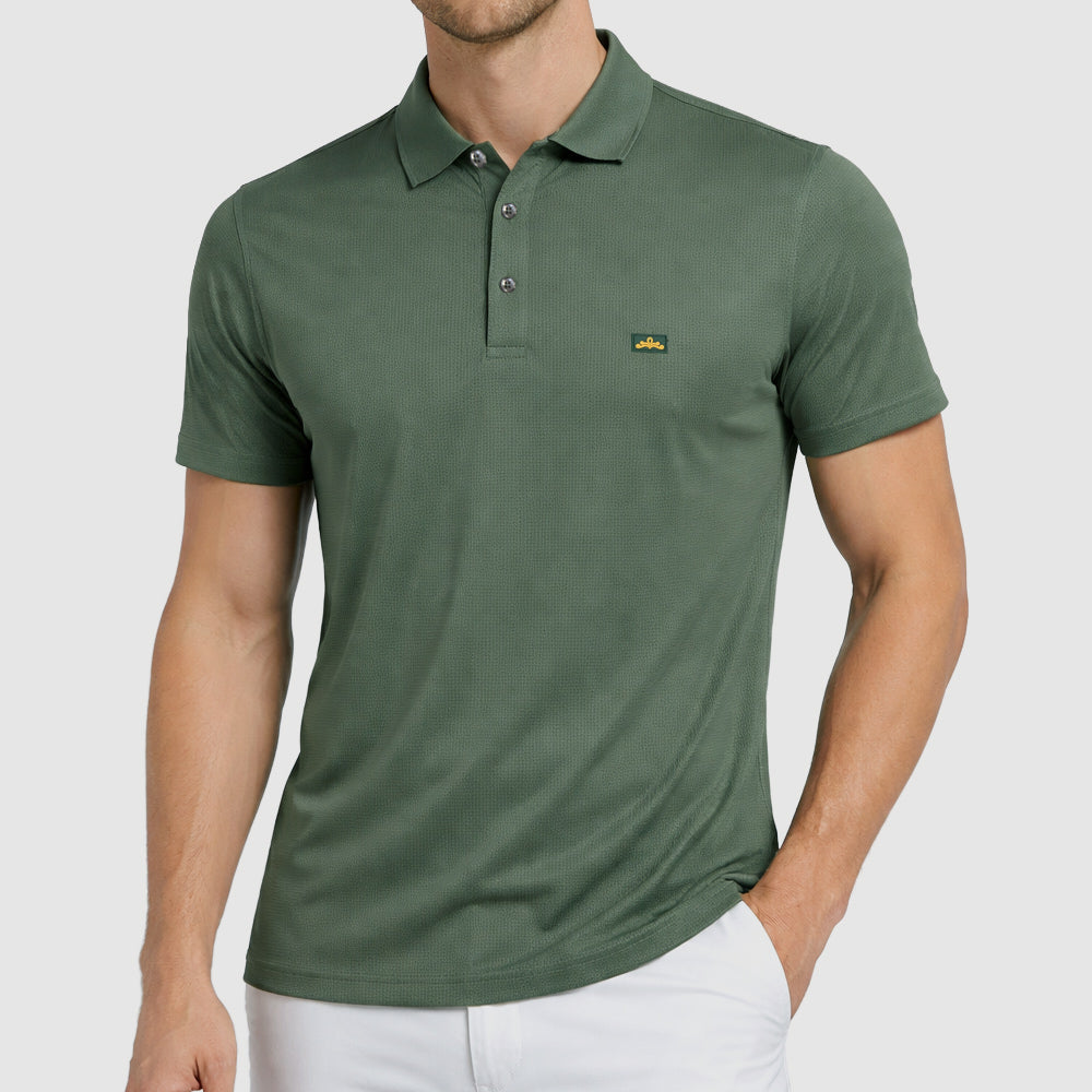 Men's Performance Mesh Polo (HSKTM-4|PKT/HSL)
