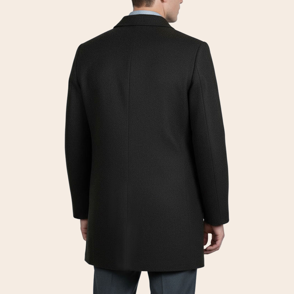 Men's Wool Blend Half Coat (LBL-32|CLR)