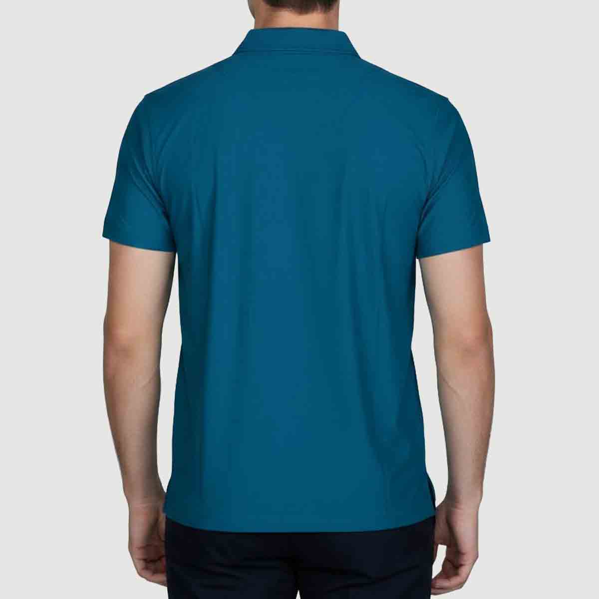 Aether Crisp Sporty Performance Polo (ATJRSC-4|PKT/HSQ)