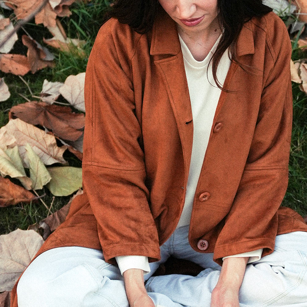 Women's Veloura Long Coat (ORGSUD-1|1815)