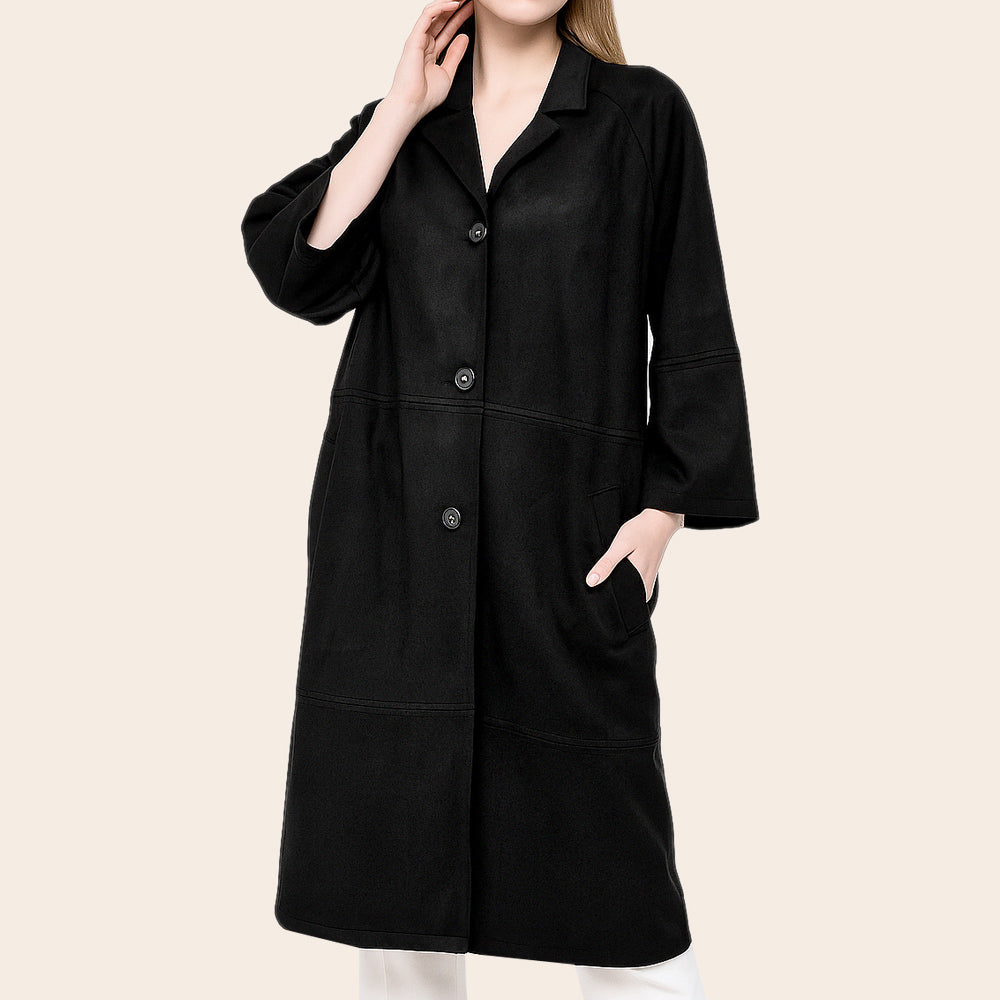 Women's Veloura Long Coat (ORGSUD-3|1815)