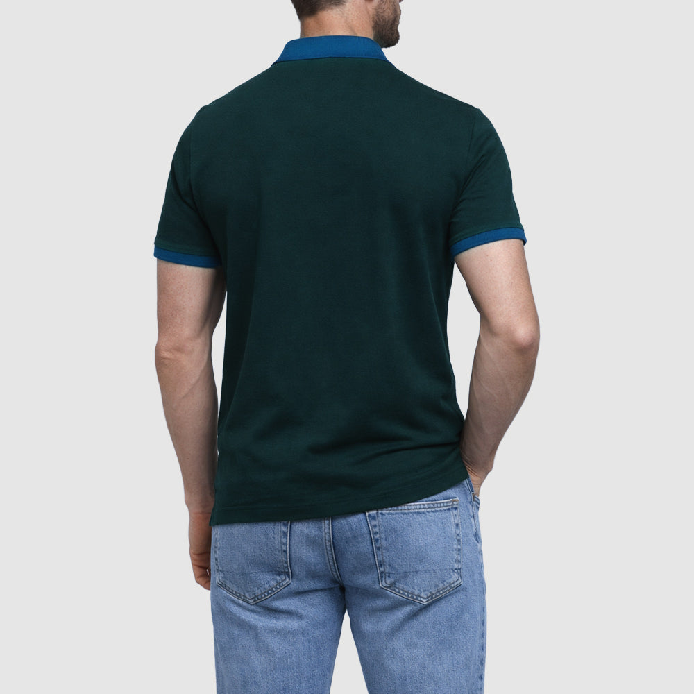 Men's Cotton Stretch Pique Golf Polo (PKPCG-9/10|PKT/HSL)