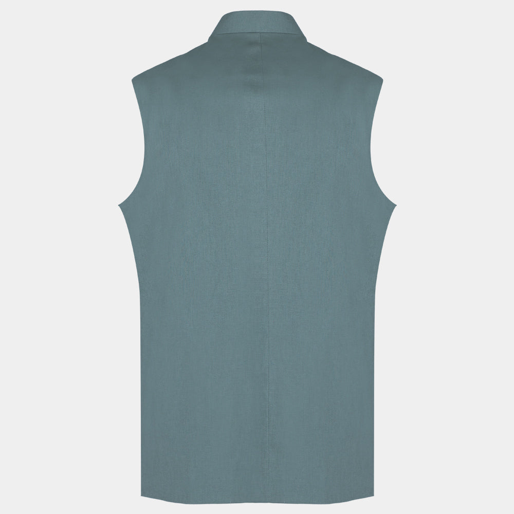 Men's Waist Coat (LIN-1447|REG)