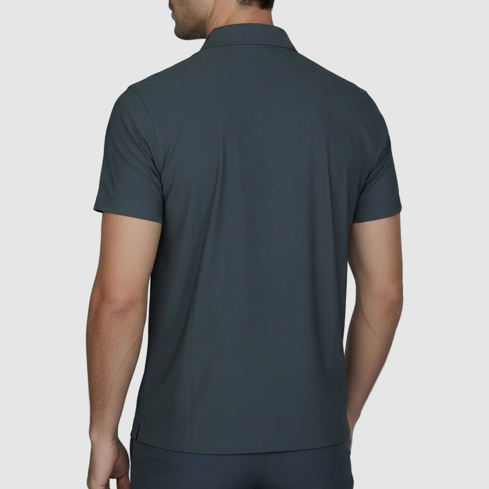 Aether Crisp Sporty Performance Polo (ATJRSC-3|PKT/HSQ)