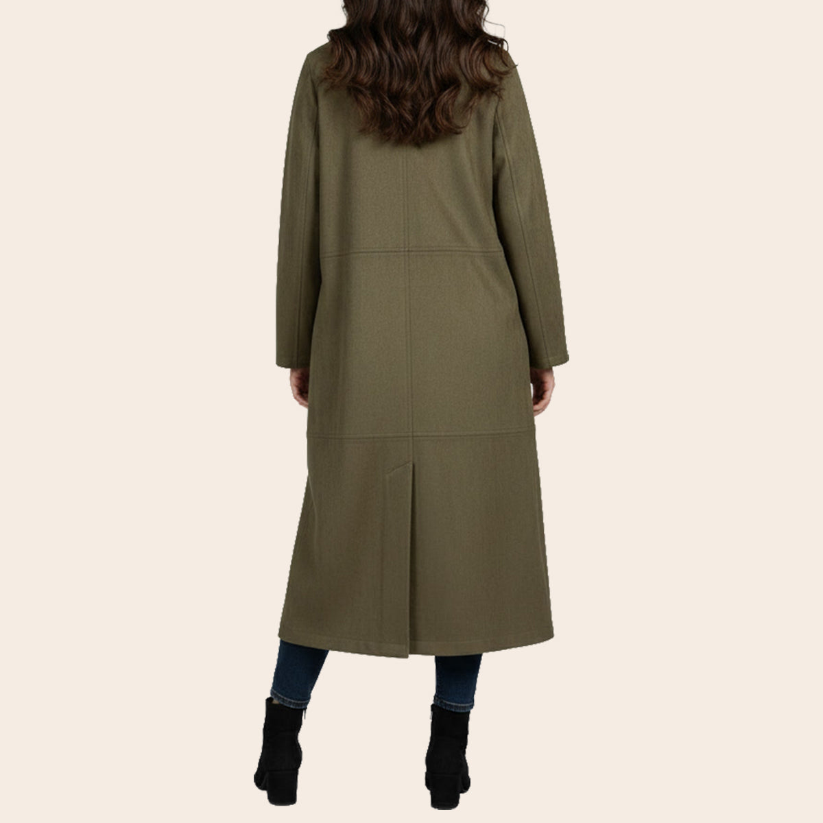 Women's Suede Over Coat (ORGSUD-7|1815)