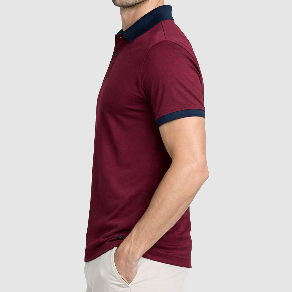 Men's Cotton Stretch Pique Golf Polo (PKPCG-6/8|PKT/HSQ)