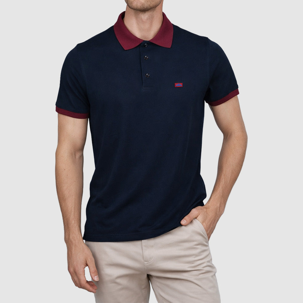 Men's Cotton Stretch Pique Golf Polo (PKPCG-8/6|PKT/HSL)