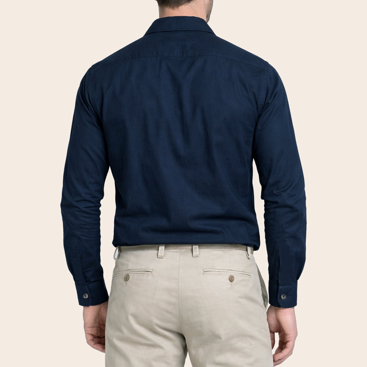 Men's Linen Blend Bush Coat (CLIN-12|FSL/REG)