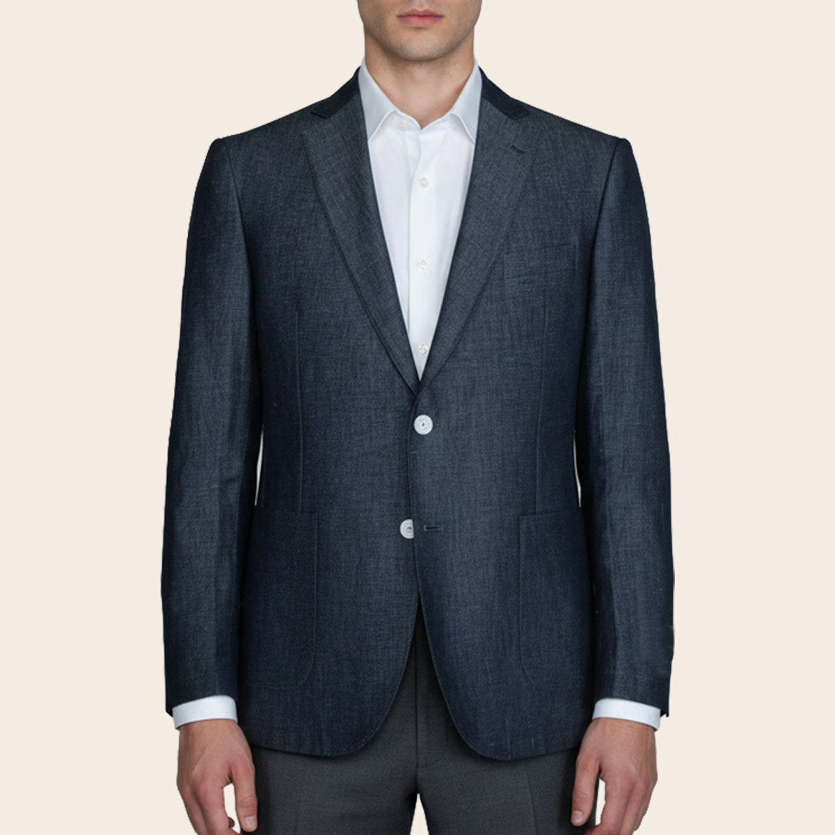 Men's Linen Naturale Jacket (LINCNL-45|TLF18)