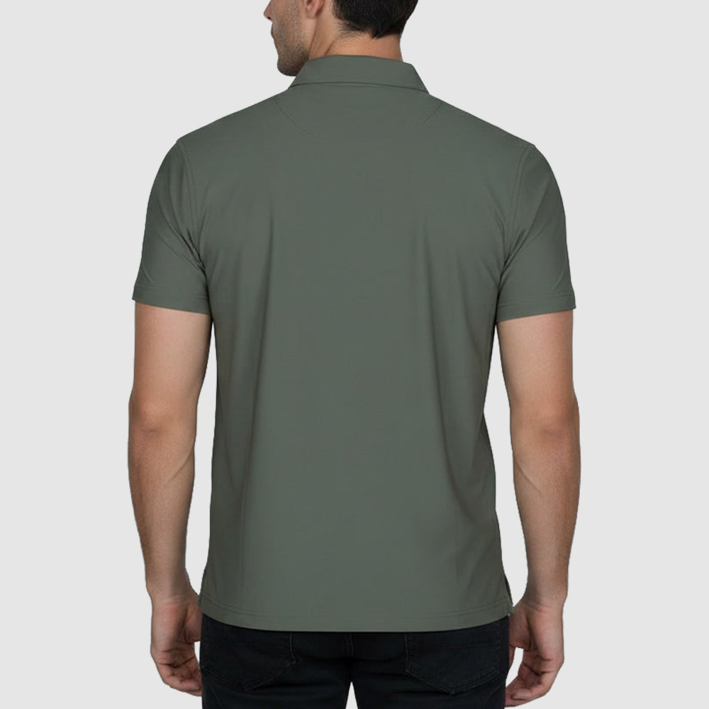 Aether Crisp Dressy Performance Polo (ATJRSC-5|TBD/HSL)