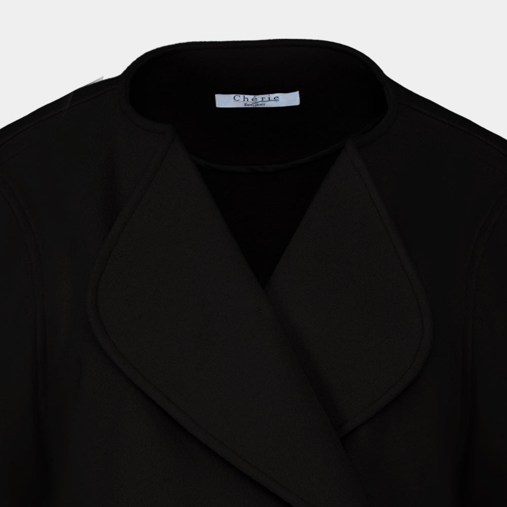 Women's Black FeatherForm Jacket - Winter Pakistan.