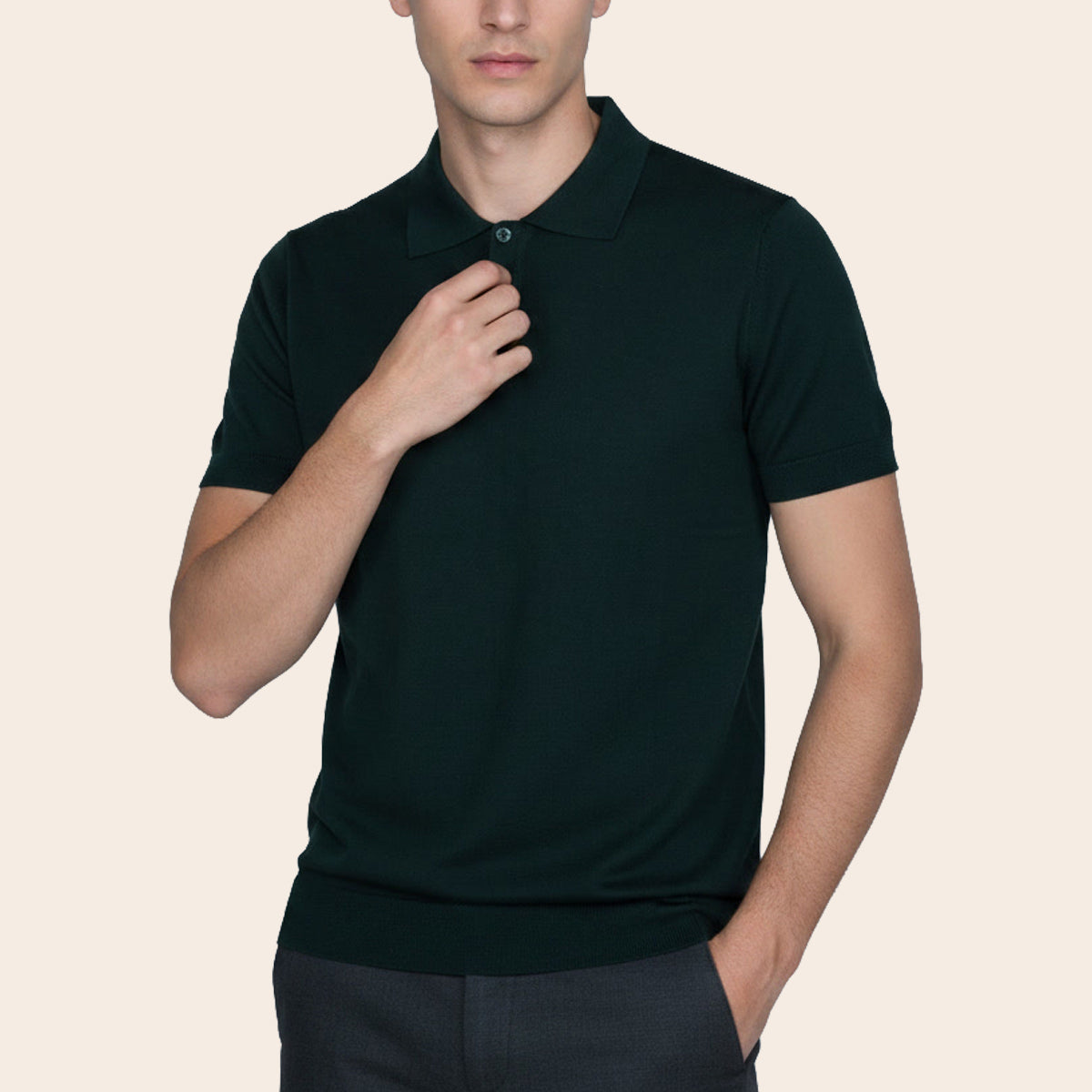 Men's Classic Lounge Polo Shirt (CTSL-31|SKT/PLO)