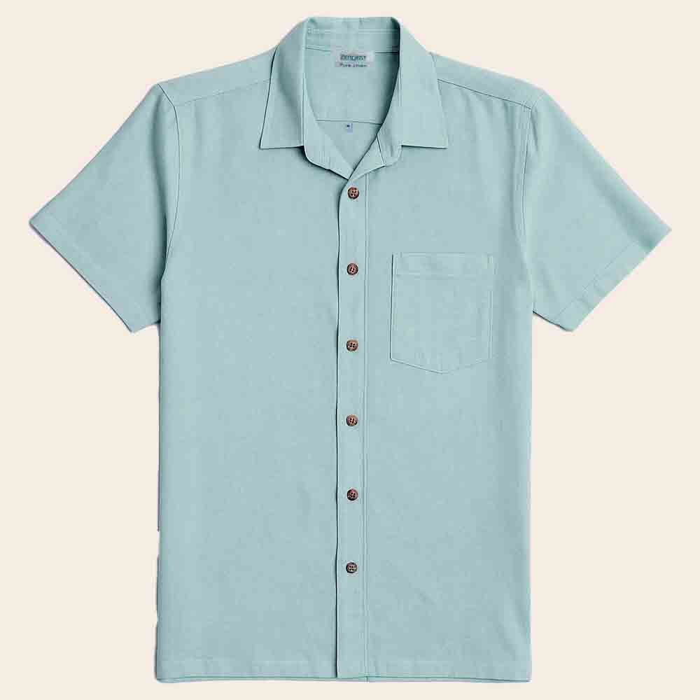 Men's Pure Linen Bushirt (LIN-1456|HSP)