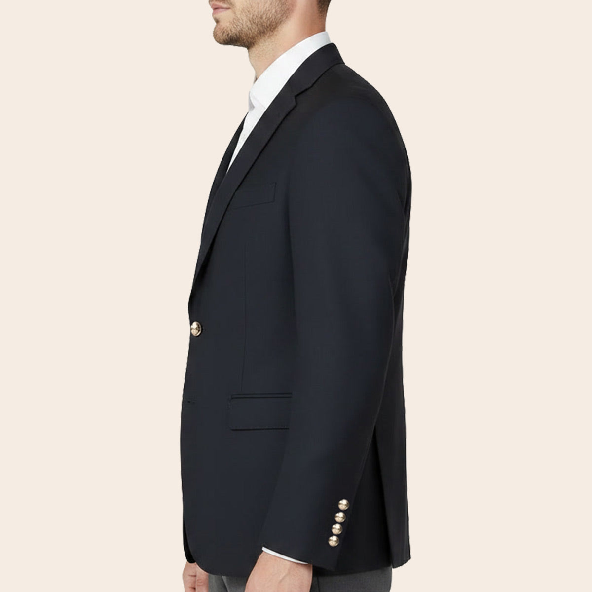 Men's Wool Rich Blend Blazer (STR-57|TLF18)
