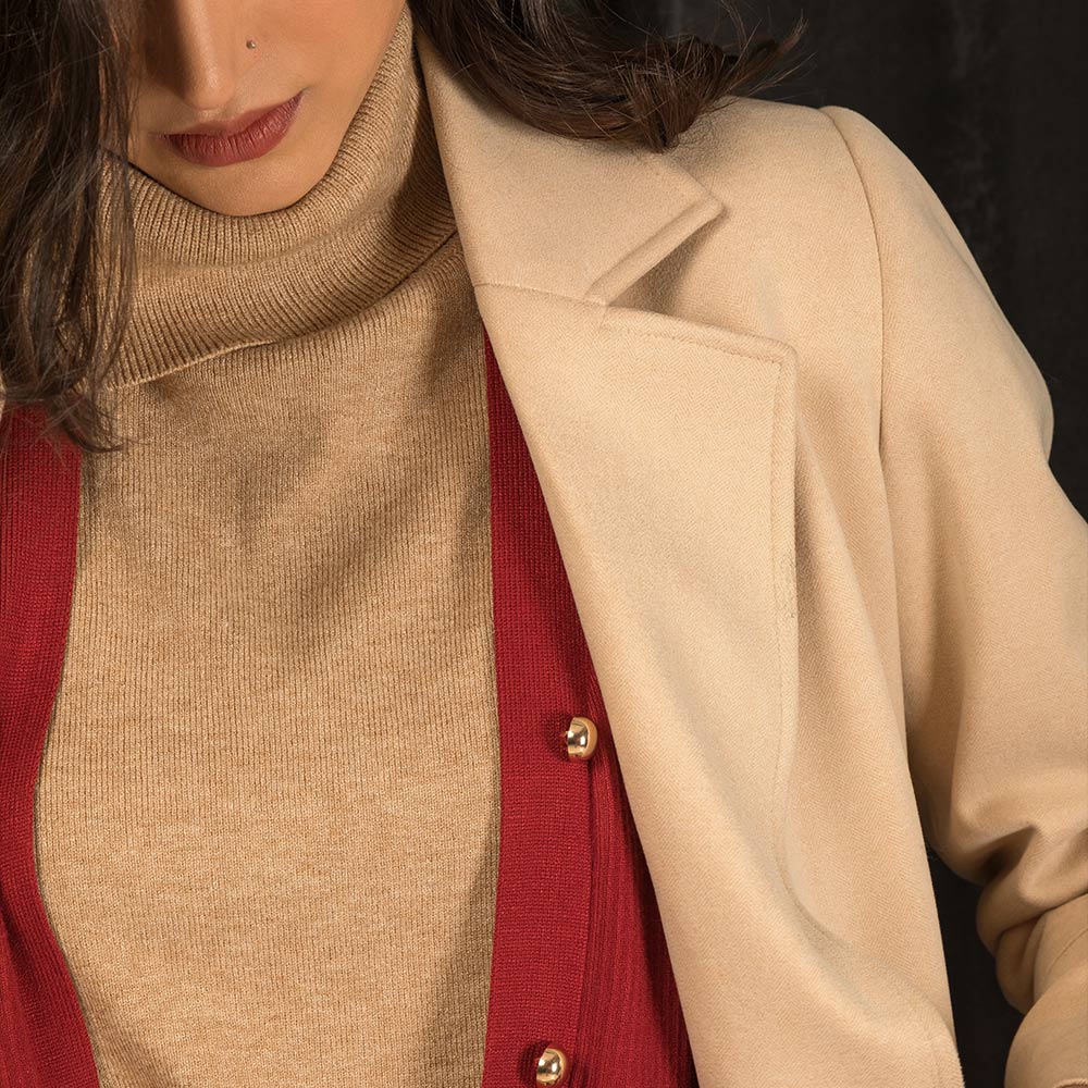 Women's Half Coat (KNP-38|1102)