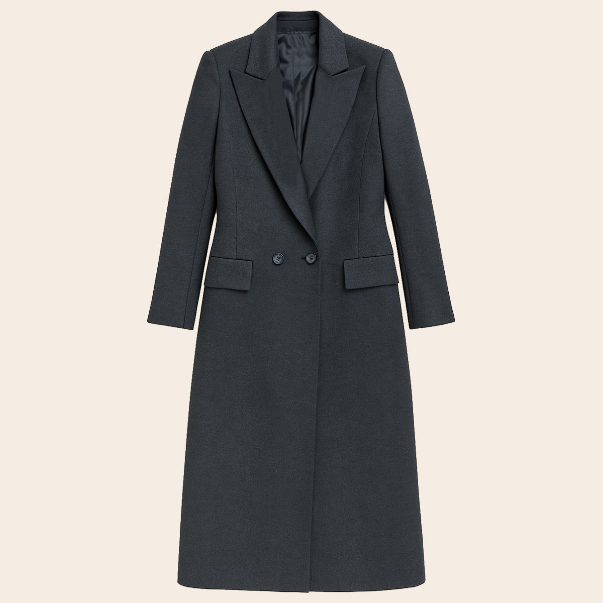Women's Dark Gray Over Coat