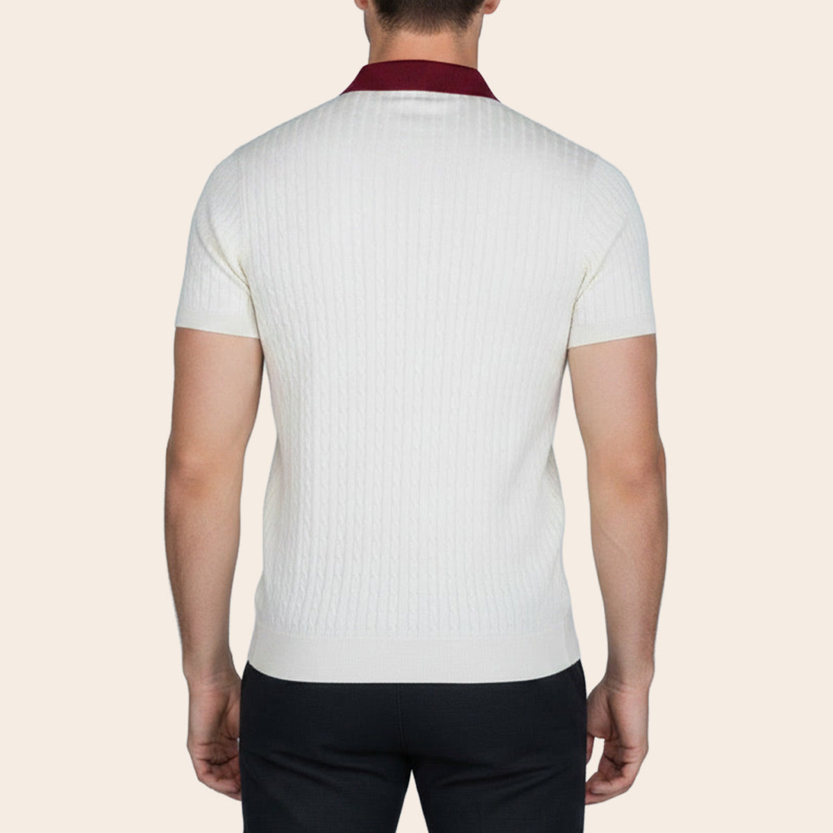 Men's Polo Shirt (ECRU-26/2-OXF-3|SKT/PLO)