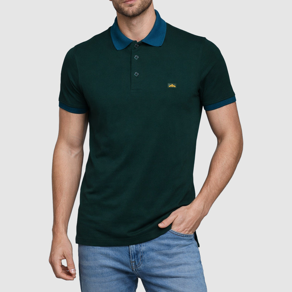 Men's Cotton Stretch Pique Golf Polo (PKPCG-9/10|PKT/HSL)