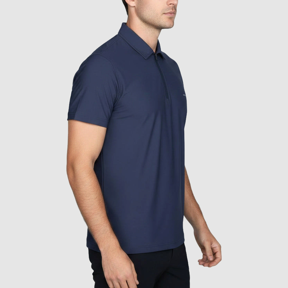 Aether Crisp Sporty Performance Polo (ATJRSC-6|PKT/HSQ)