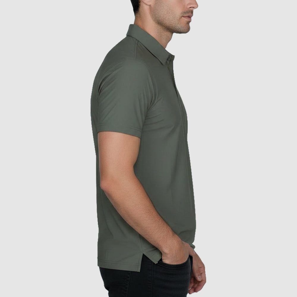 Aether Crisp Dressy Performance Polo (ATJRSC-5|TBD/HSL)