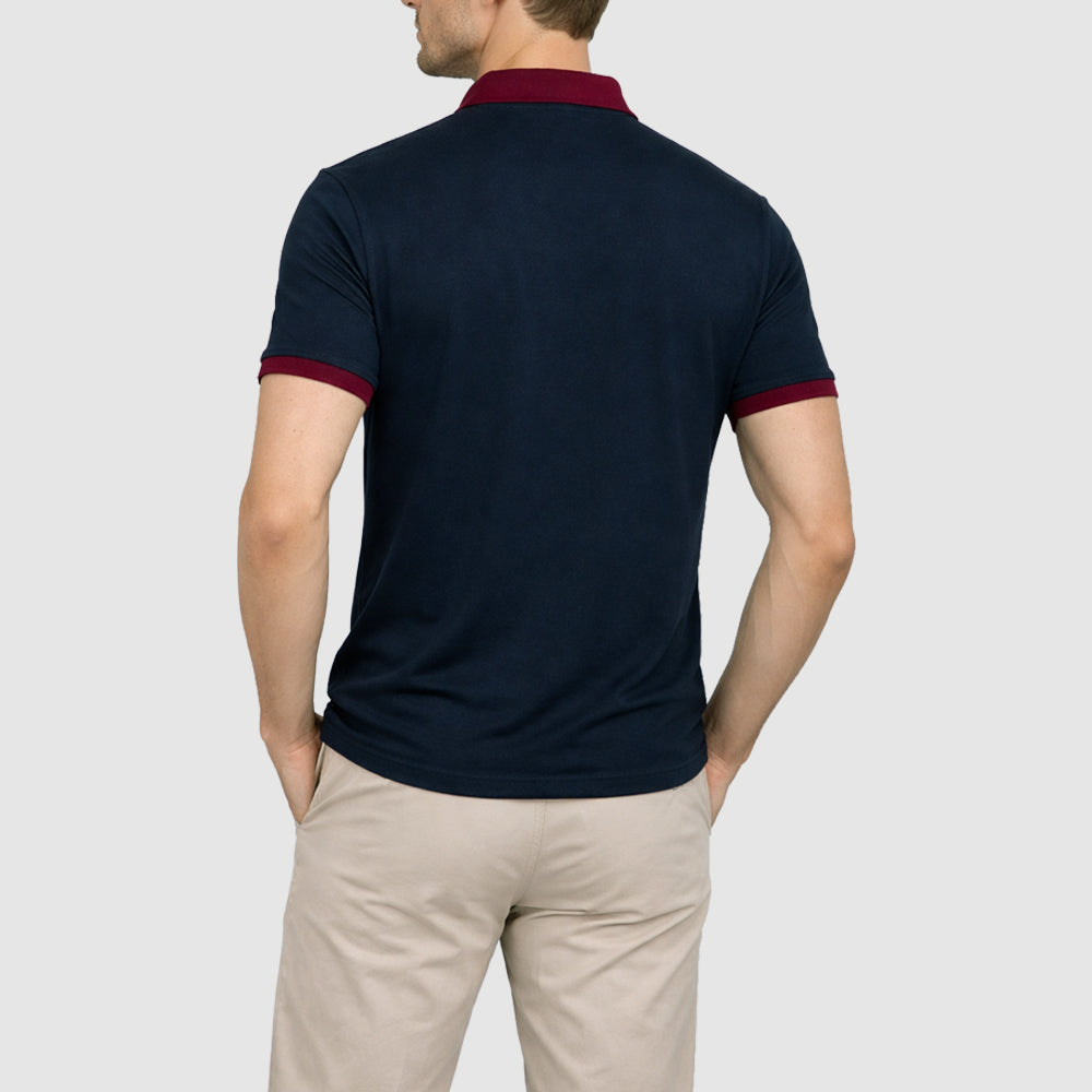 Men's Cotton Stretch Pique Golf Polo (PKPCG-8/6|PKT/HSL)