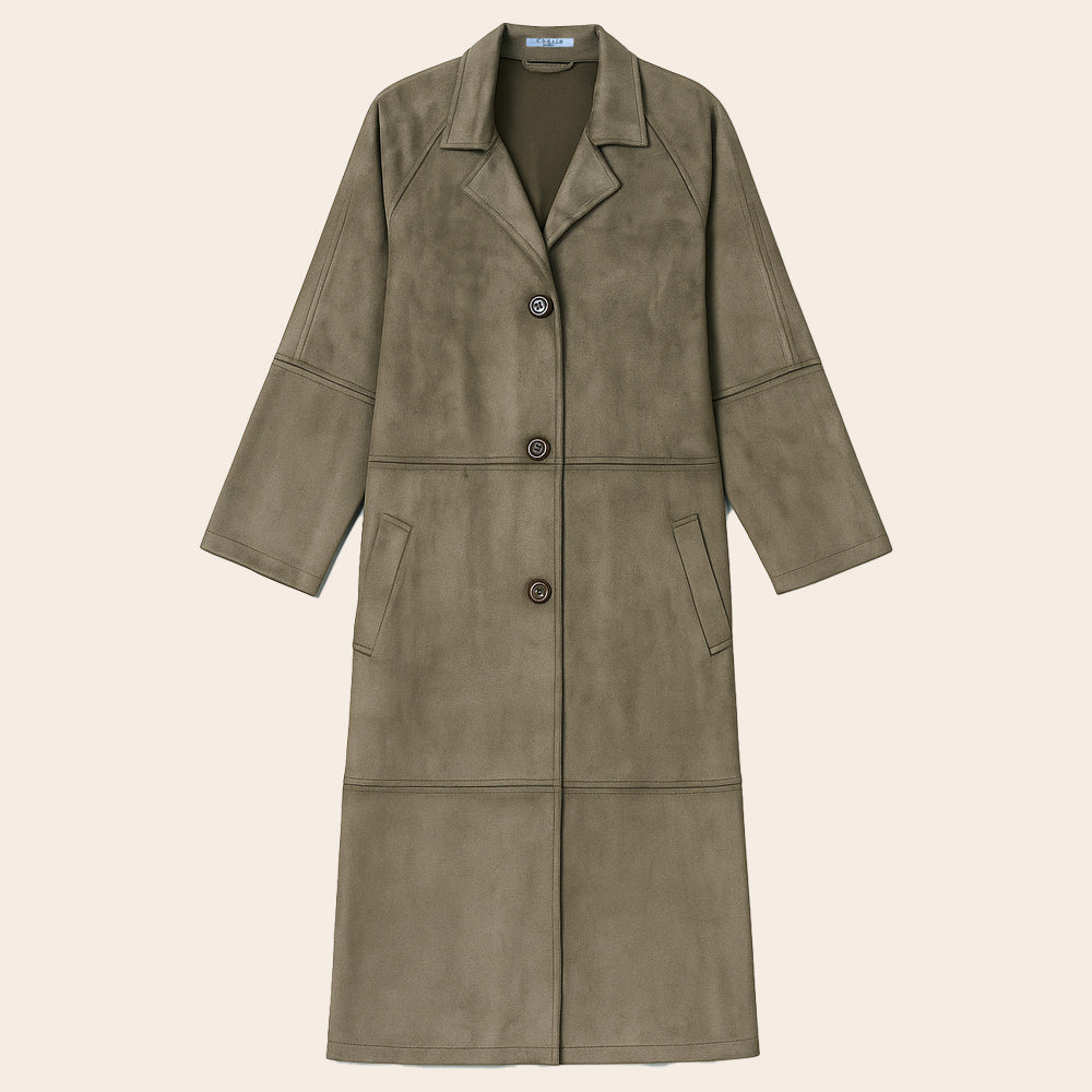Women's Veloura Long Coat (ORGSUD-4|1815)