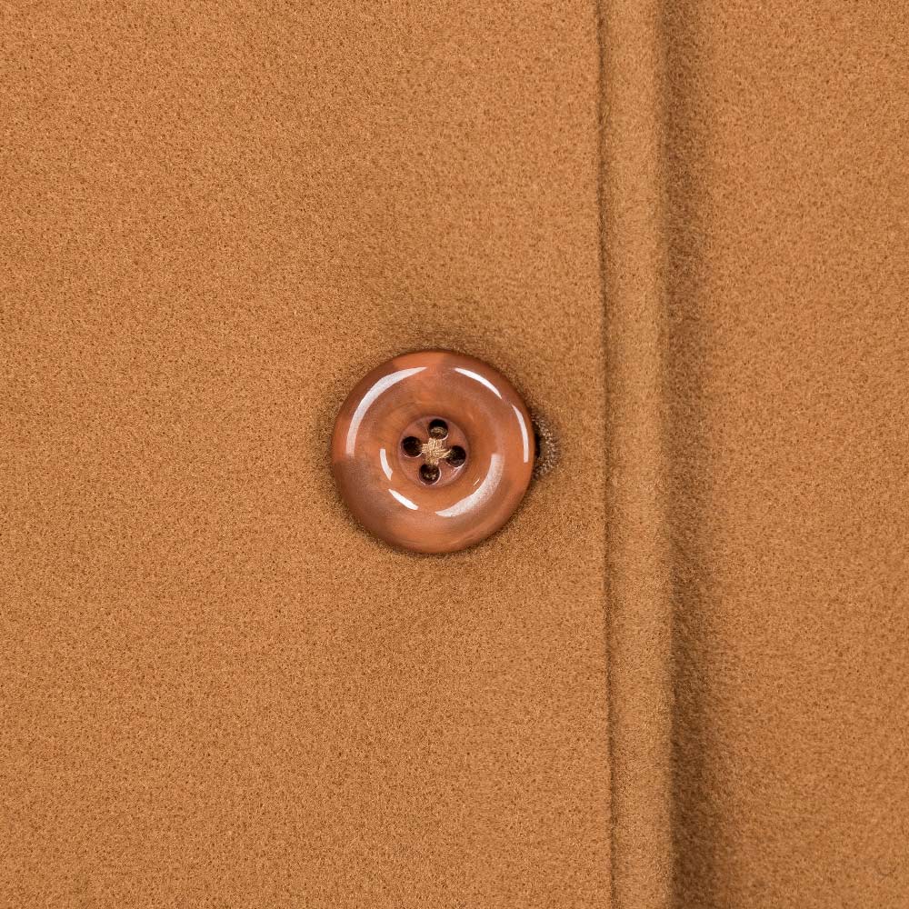 Brown Micro-Fibre Overcoat
