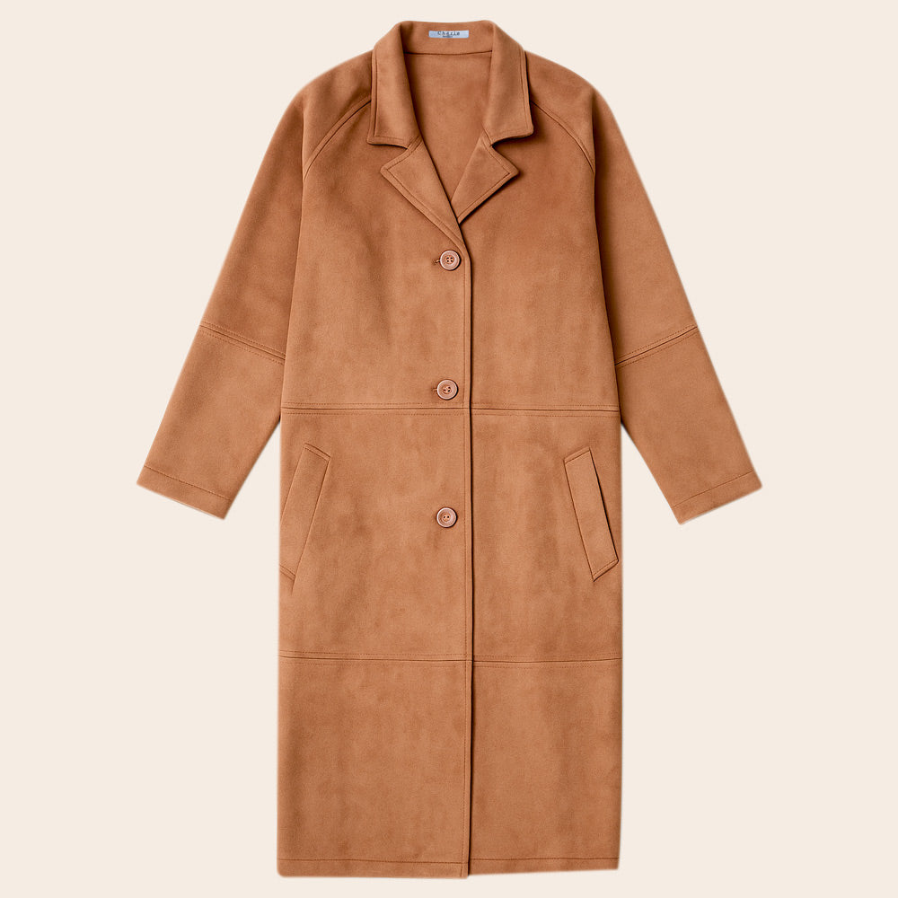 Women's Veloura Long Coat (ORGSUD-1|1815)