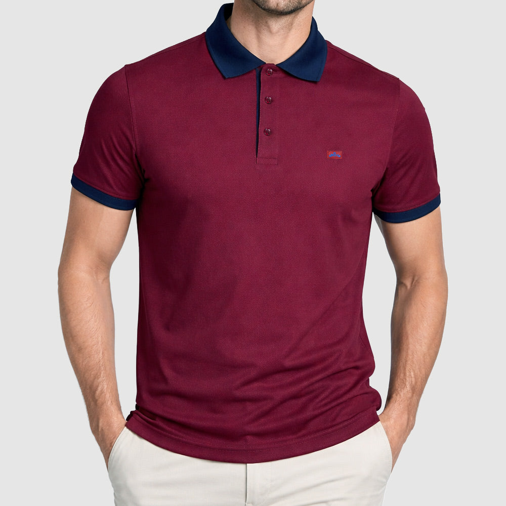 Men's Cotton Stretch Pique Golf Polo (PKPCG-6/8|PKT/HSQ)