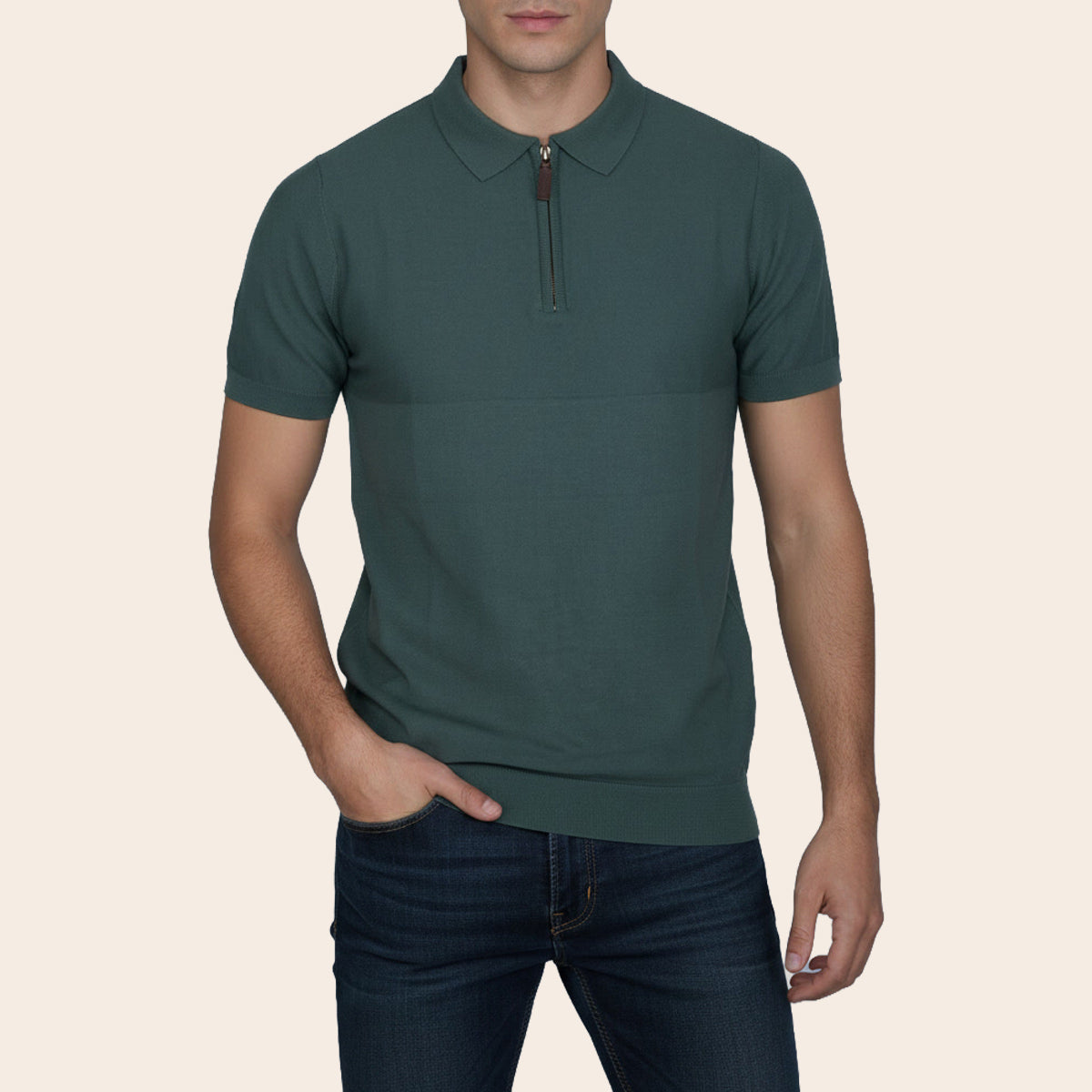 Men's Classic Lounge Polo Shirt (CTSL-28|SLK/PLO)