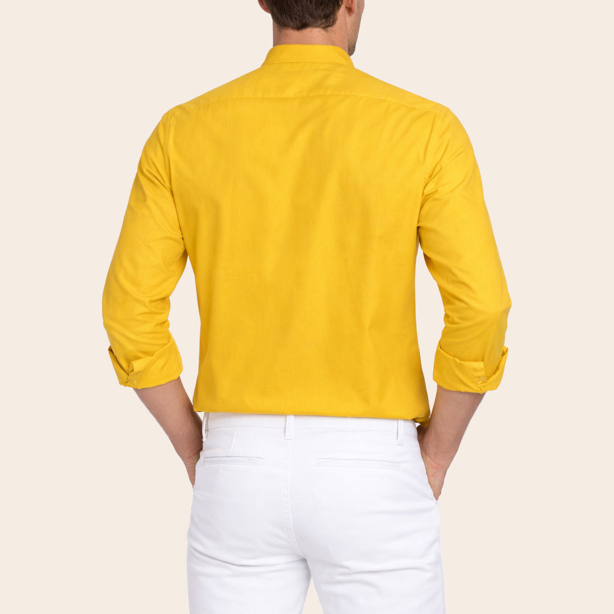 Men's Cotton Polyester Elastane Shirt (PKPCG-12|BND/SB1)