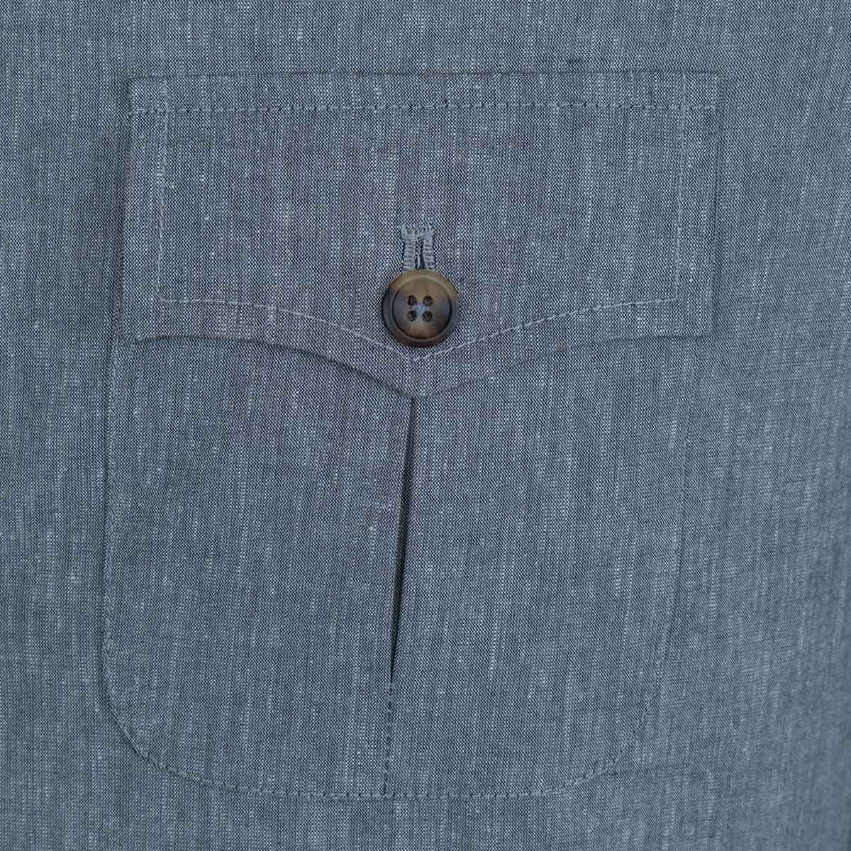 Men's Linen Flex Bush Coat (LINCFX-28|BCT/DSG)