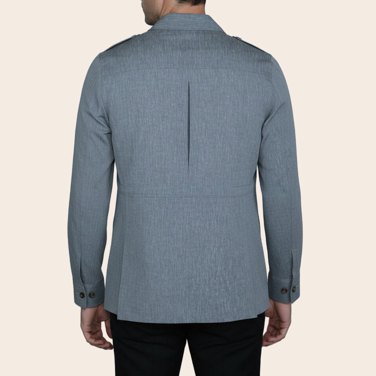 Men's Linen Flex Bush Coat (LINCFX-28|BCT/DSG)
