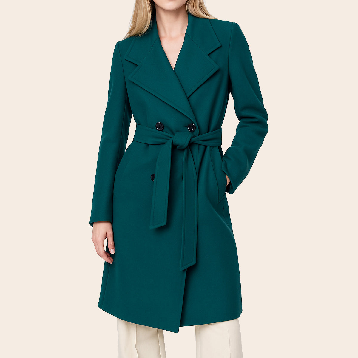 Women's Half Coat (KNT-50|1660)