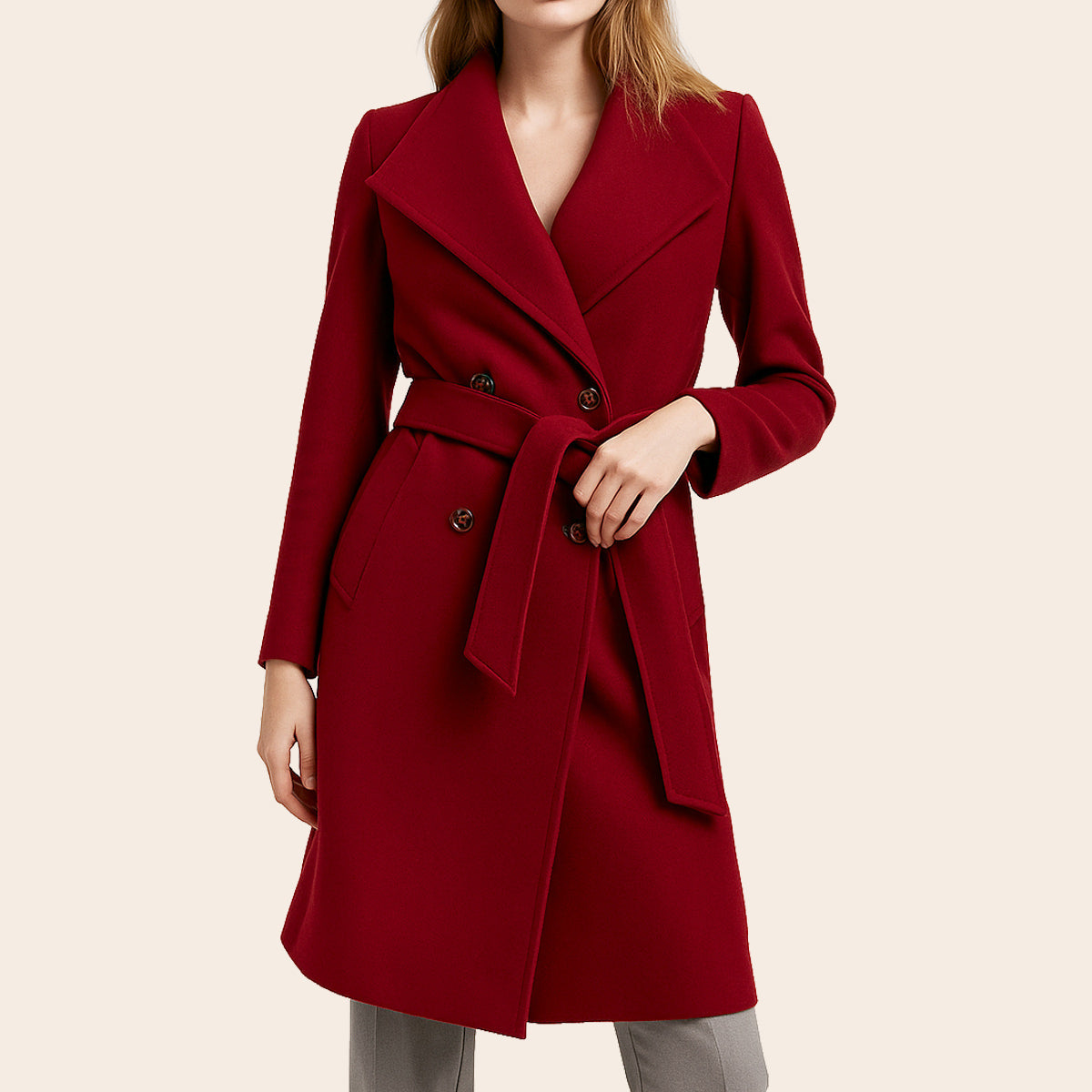 Women's Half Coat (KNT-46|1660)