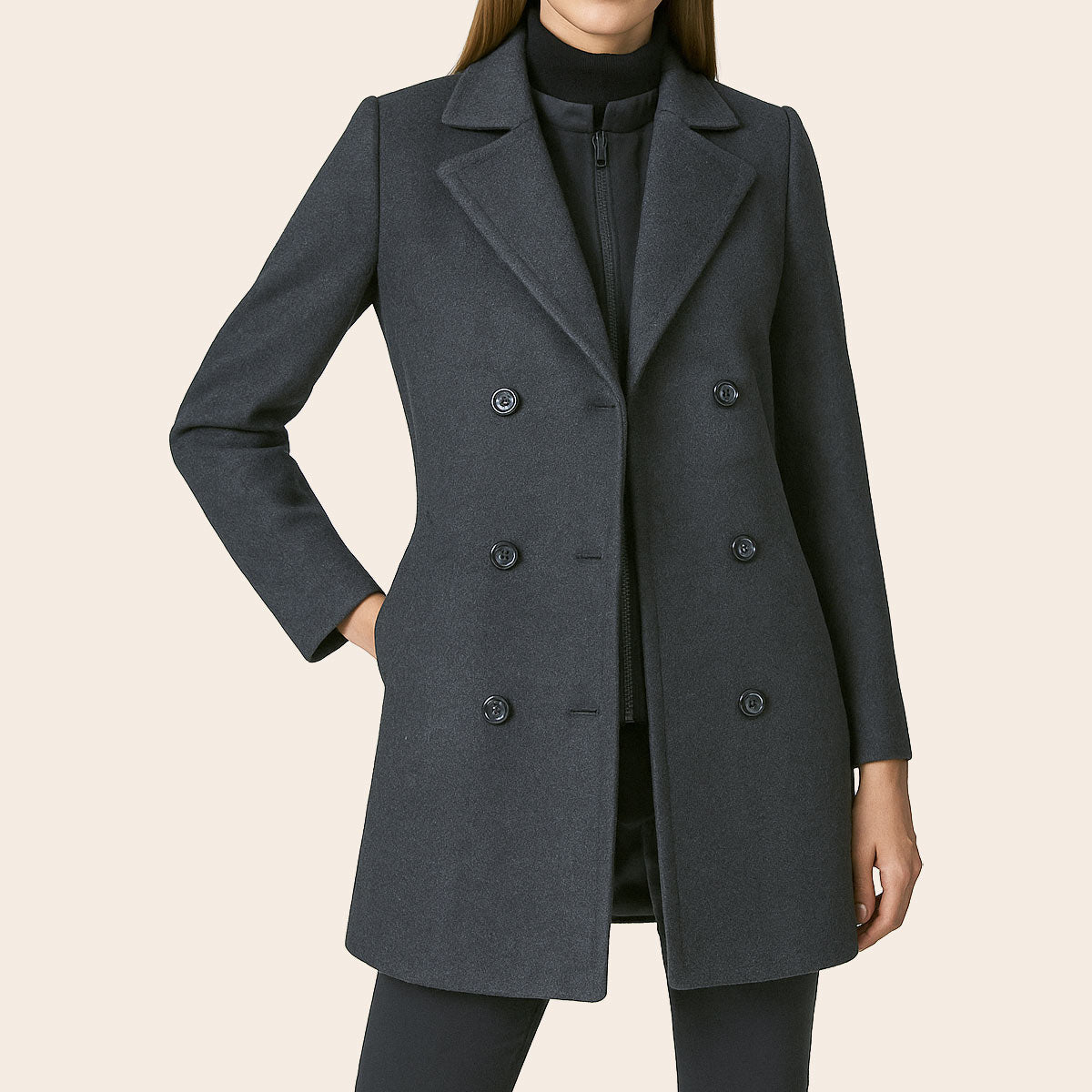 Women's Half Coat (KNT-93|1670)