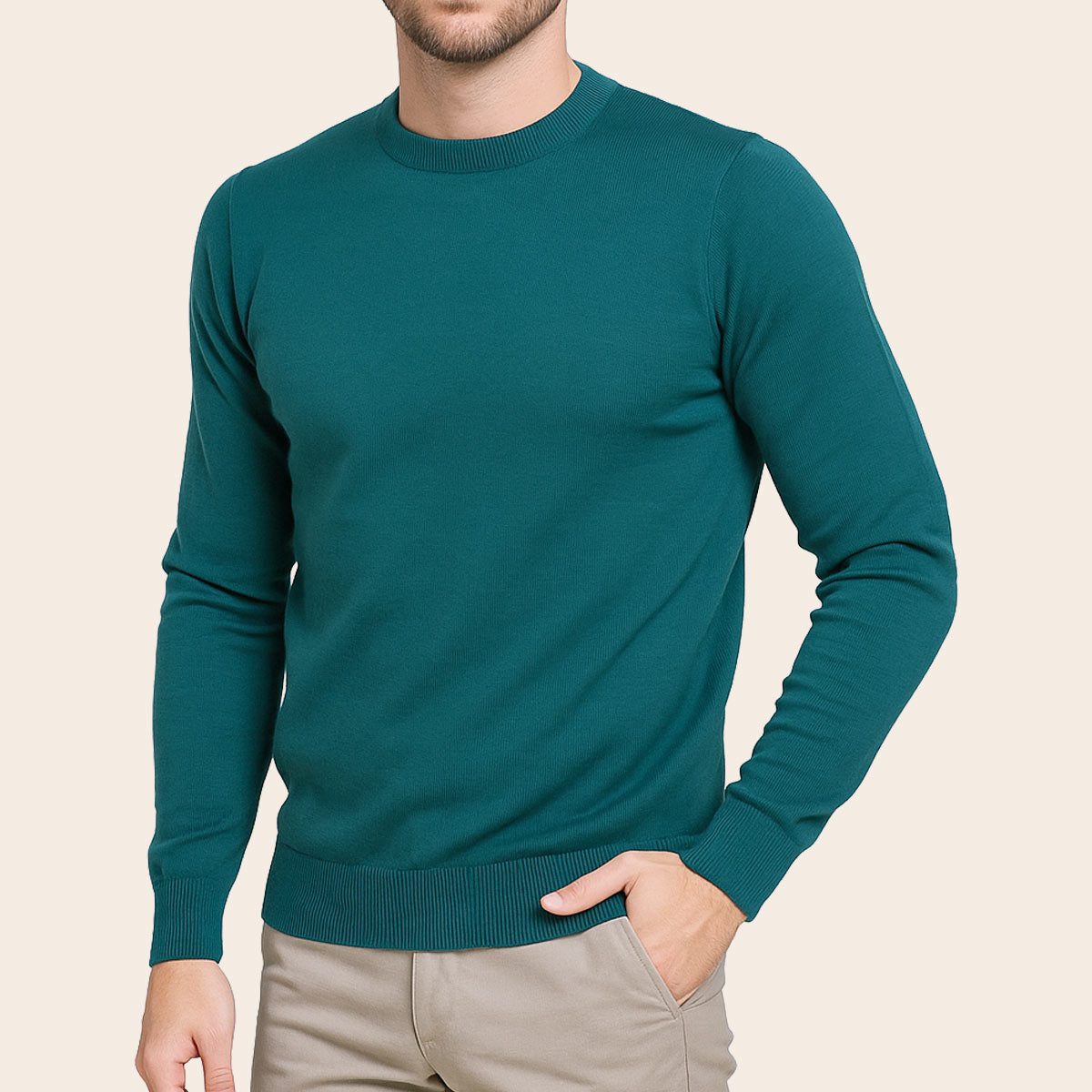 Men's Sweater (CN-173|RNK/FSL)