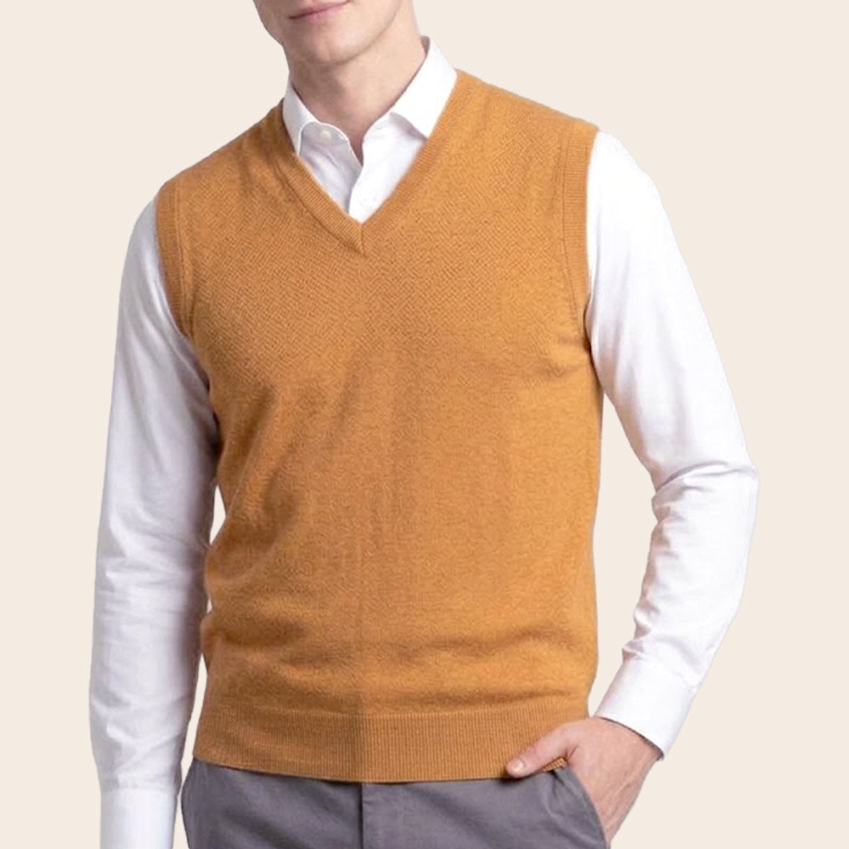 Men's Club Merino Sweater (WPT-830|VNK/SLL)