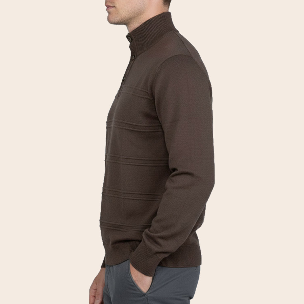 Men's Classic Lounge Sweater (PCSQ-344-SLF|CLR/FSL)